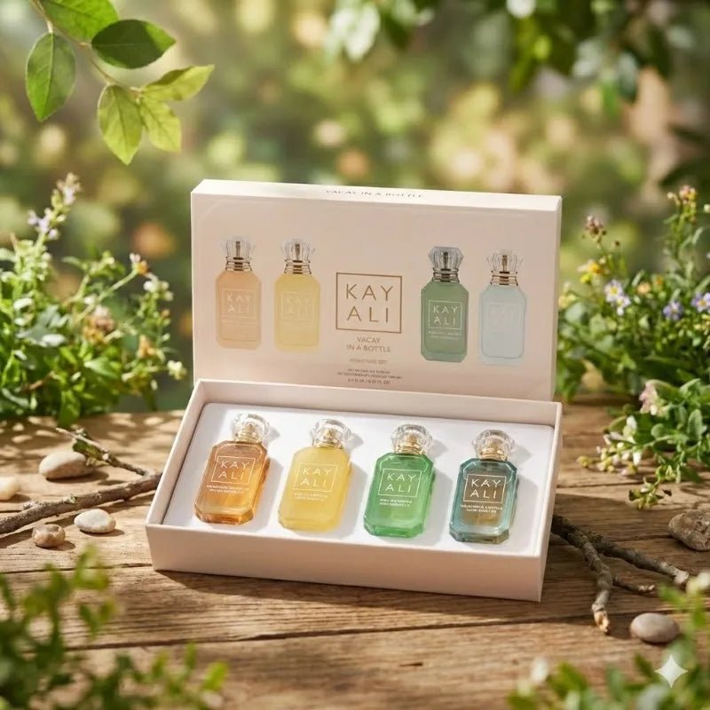 Luxury Perfume Gift Set | 4 Scents 10ml Floral Musk Vanilla Fruity