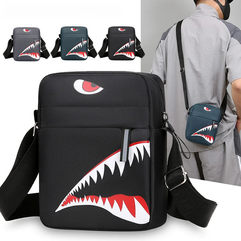 Men's Casual Nylon Crossbody Bag – Lightweight Shoulder & Chest Pack for Travel