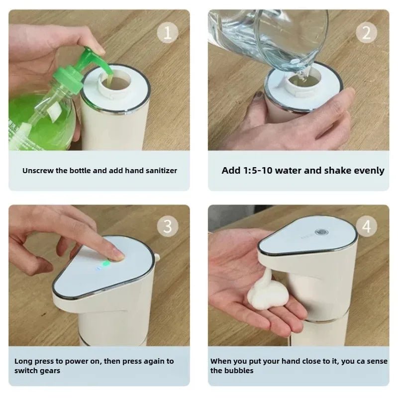 Touchless Soap Dispenser – Automatic Sensor Foam Pump - Astrashop