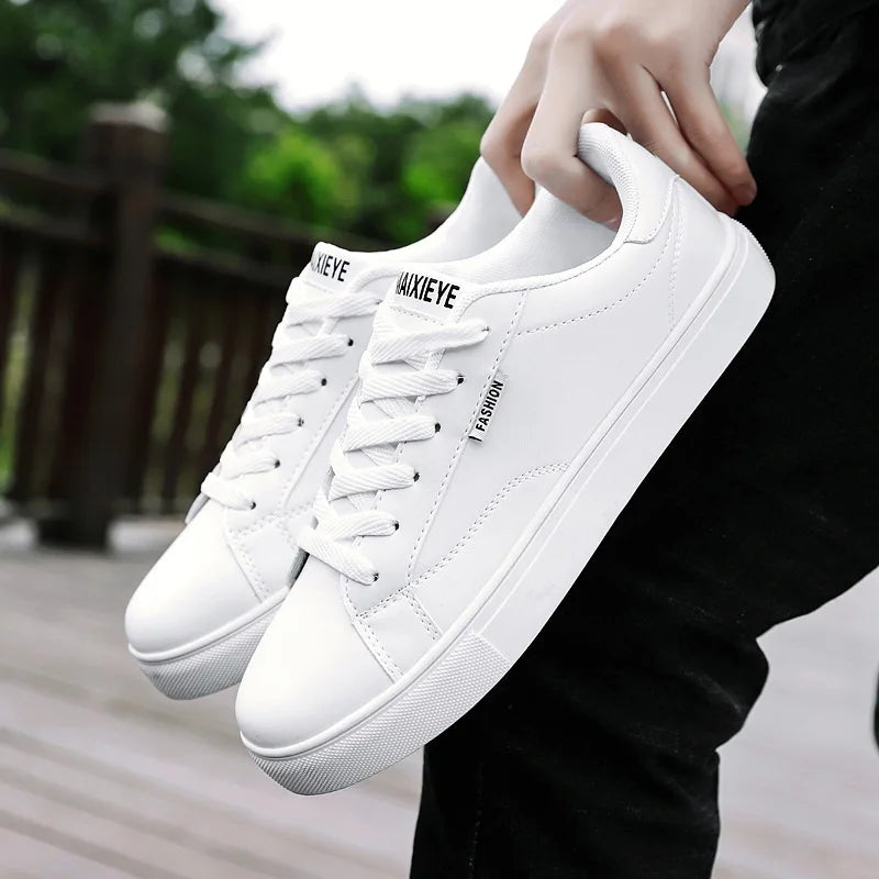 Chaussures de skate décontractées pour homme, baskets blanches, sneakers de loisir pour l'extérieur, chaussures de marche respirantes, chaussures plates Chaussure Homme 39-48
