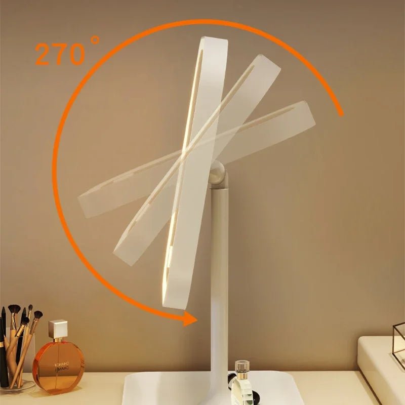 LED Vanity Mirror – 3-Color Dimmable Makeup Light - Astrashop
