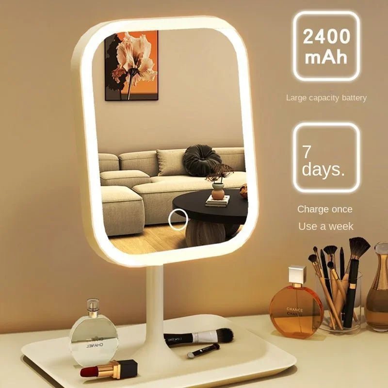 LED Vanity Mirror – 3-Color Dimmable Makeup Light - Astrashop
