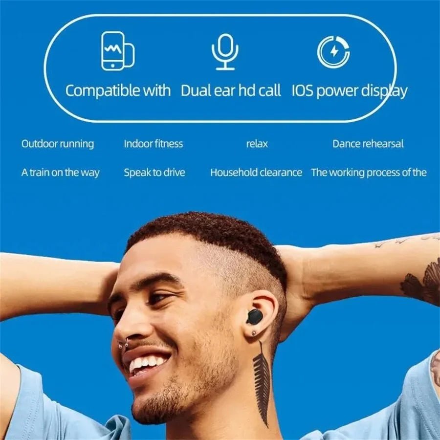 TWS Wireless Earbuds – Bluetooth 5.0 with LED Display - Astrashop
