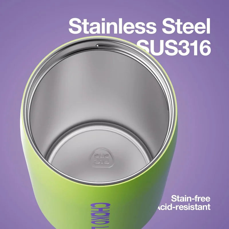 Bouteille Thermos Grande Capacité – Tasse Portable avec Paille