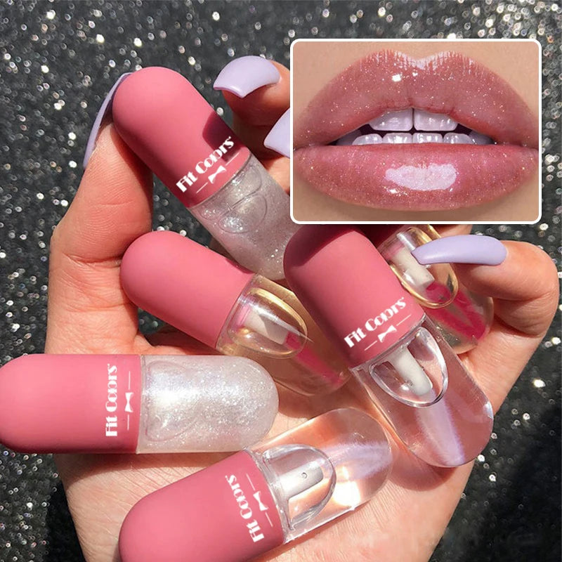 Mini-huile à lèvres capsule – Gloss repulpant et changeur de couleur