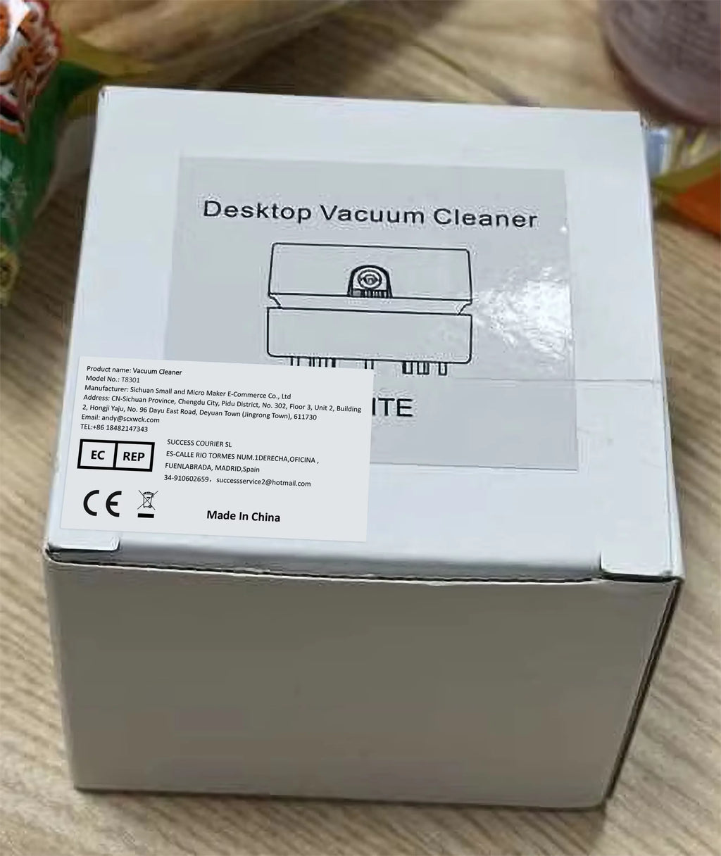 Mini-aspirateur de bureau – Portable haute aspiration
