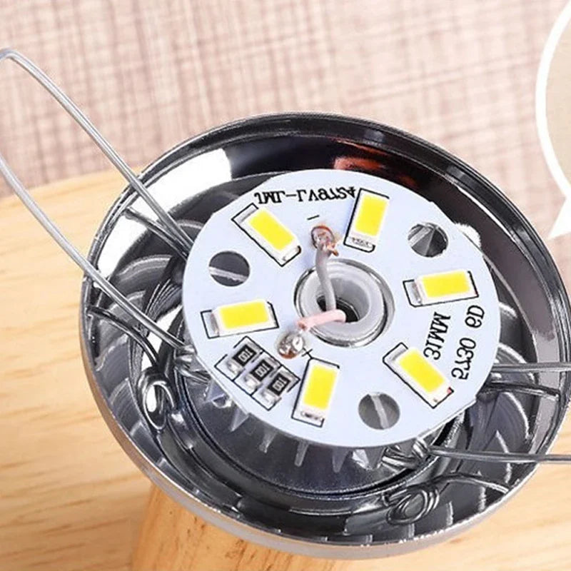 Lampe de table LED à intensité variable – Lampe de chevet avec abat-jour en tissu