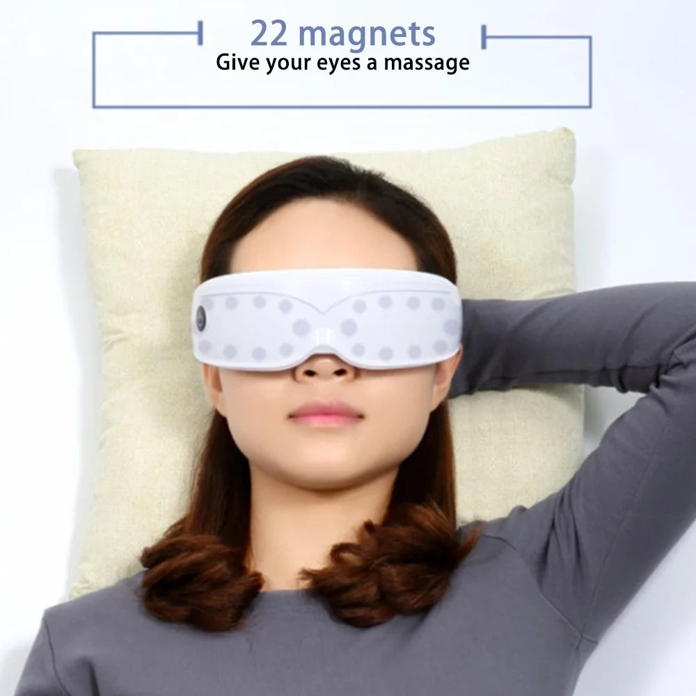 Masseur oculaire – 9 modes, vibrations et thérapie magnétique