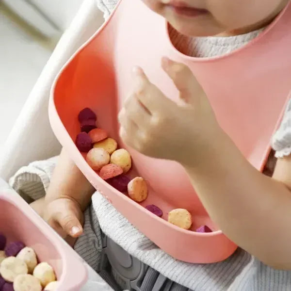 Food Grade Silicone Baby Feeding Set – Suction Bowl, Plate, Straw Cup & Wooden Spoon