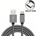 Câble Micro USB de charge rapide – Tressé en nylon 2A