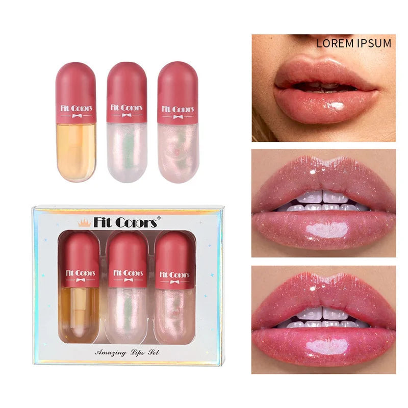 Mini-huile à lèvres capsule – Gloss repulpant et changeur de couleur
