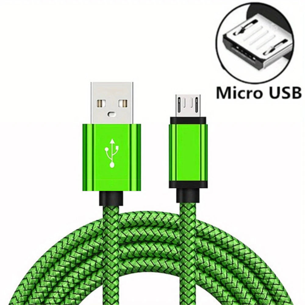 Câble Micro USB de charge rapide – Tressé en nylon 2A