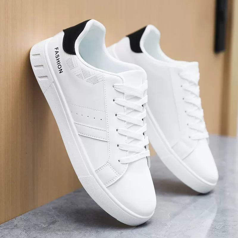 Chaussures de skate décontractées pour homme, baskets blanches, sneakers de loisir pour l'extérieur, chaussures de marche respirantes, chaussures plates Chaussure Homme 39-48