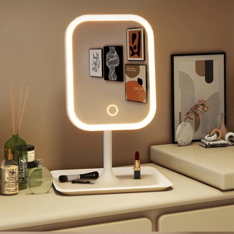 LED Vanity Mirror – 3-Color Dimmable Makeup Light - Astrashop