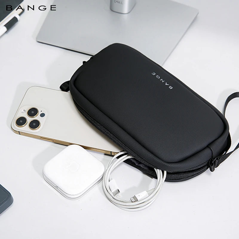 BANGE Travel Electronics Organizer Bag – Cable, Power Bank & Hard Drive Storage Pouch