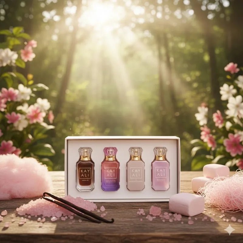 Luxury Perfume Gift Set – 4 Scents × 10ml (Floral, Musk, Vanilla & Fruity) - Astrashop