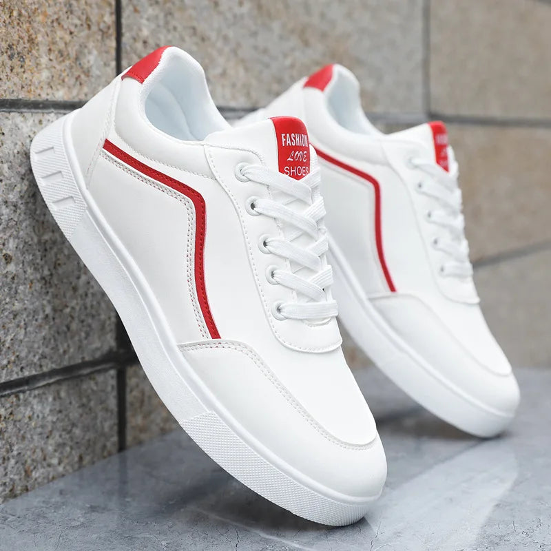 Chaussures de skate décontractées pour homme, baskets blanches, sneakers de loisir pour l'extérieur, chaussures de marche respirantes, chaussures plates Chaussure Homme 39-48