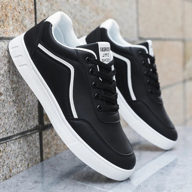 Chaussures de skate décontractées pour homme, baskets blanches, sneakers de loisir pour l'extérieur, chaussures de marche respirantes, chaussures plates Chaussure Homme 39-48